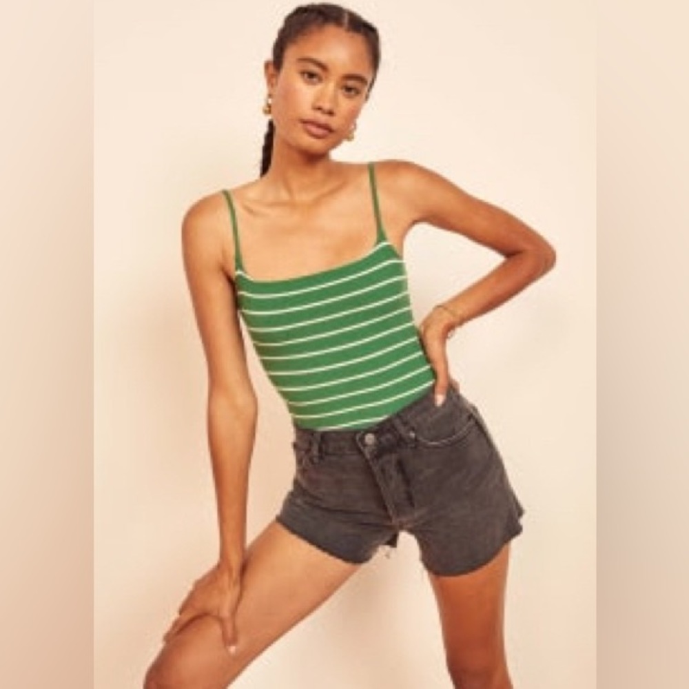 Reformation Lucky Stripe Tank